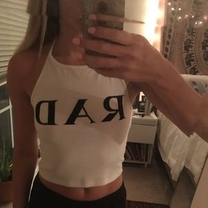 Halter crop top